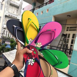 Dép kẹp thái in hoa