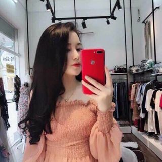 Áo voan nhún siêu cute