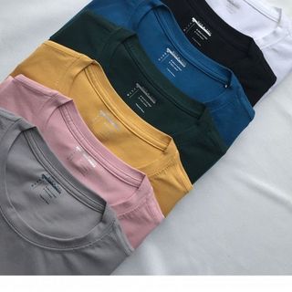 Áo thun Nam Cộc Tay Basic Cotton Tees giá sỉ​