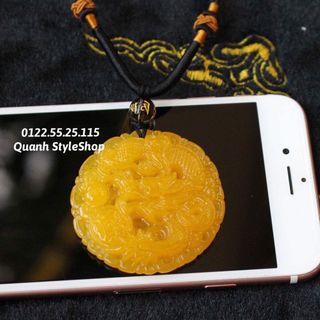 Rồng đá ngọc đeo cổ nam
