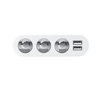 HOCO - Ổ Cắm Sạc Xe Hơi Kiêm Bật Lửa Z13 - 2 Cổng USB 3 Tẩu Cắm Sạc