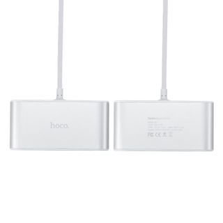 HOCO - Ổ Cắm Sạc Xe Hơi Kiêm Bật Lửa Z13 - 2 Cổng USB 3 Tẩu Cắm Sạc