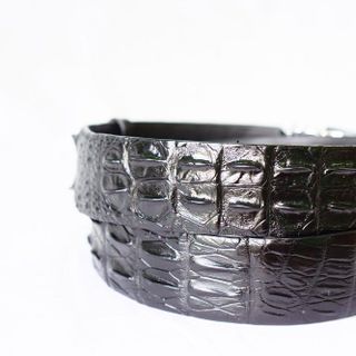 Thắt Lưng Da Cá Sấu 4F - Màu Đen - TLCS001-DEN4F