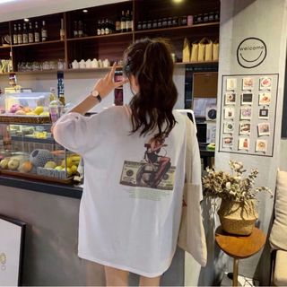 Ao thun form rộng dấu quần