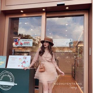 ĐẦM REN PHỐI TẦNG