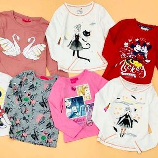 Sỉ áo bé gái dài tay Disney