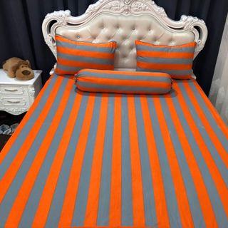 Bộ Drap Thun Thái Poly Mát Lạnh 4 Món 1m6x2m