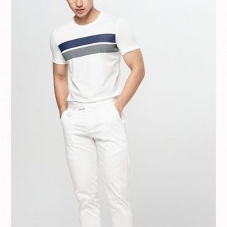Áo thun Nam Cộc Tay Stripe-Printed Tees giá sỉ​