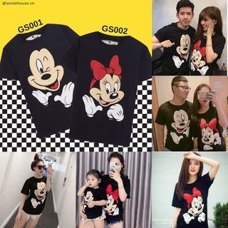 Áo thun hoạt hình Thái MickeyMinnie GS001 GS002 - Thị trường Sỉ