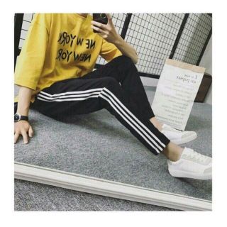 Quần 3 sọc suông Nam Nữ BIGSIZE