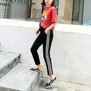 Quần 3 sọc suông Nam Nữ BIGSIZE