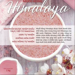 Muối hồng Himalaya Pakistan- túi 05kg