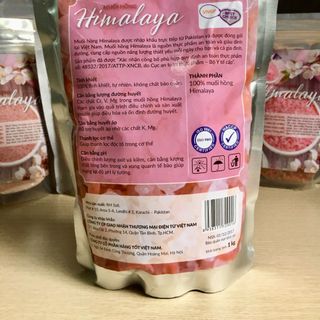 Muối hồng Himalaya Pakistan- túi 01kg