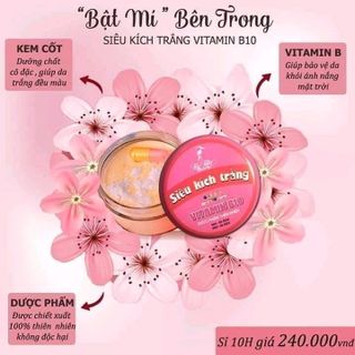kích trắng vitamin b10 hàng chuẩn kem cốt