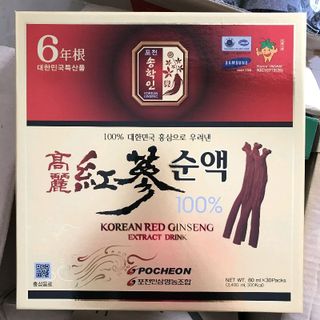 Nước hồng sâm Pochoen 100 30 gói Hàn Quốc