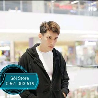 Áo khoác Nam Nữ màu đen Bigsize