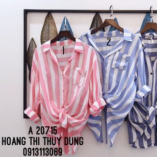 SƠ MI SỌC TÚI LỆCH