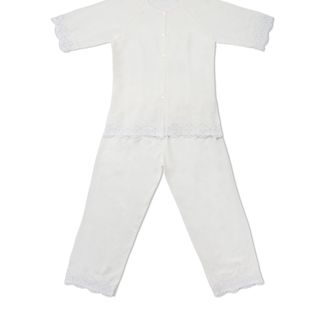 Bộ bà ba chân vải ren người lớn