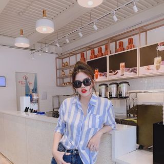 SƠ MI SỌC TÚI LỆCH