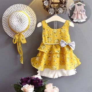 ĐẦM BÉ GÁI KÈM NÓN giá sỉ