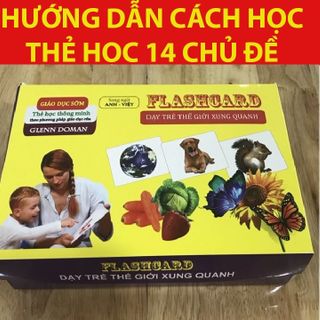 Bộ Thẻ Học Thông Minh Flash Card 14 Chủ Đề
