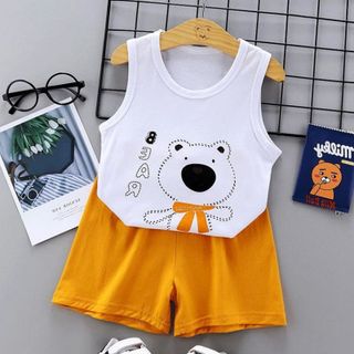 Bộ quần áo cho trẻ sơ sinh chất liệu thun cotton thoáng mát 103 giá sỉ