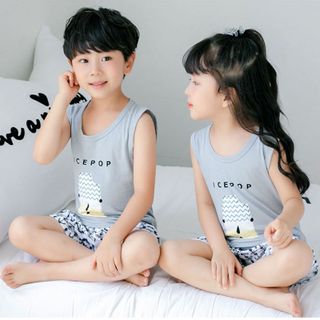 Bộ quần áo cho trẻ sơ sinh chất liệu thun cotton thoáng mát 104