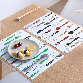 Tấm lót bàn ăn hình muỗng nĩa xinh xắn
