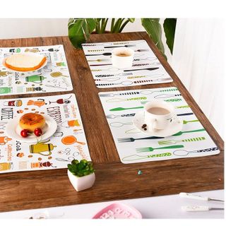 Tấm lót bàn ăn hình muỗng nĩa xinh xắn