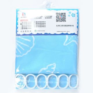 Màn Treo Nhà Tắm Cao Cấp Vải Dày Chống Nước 1m8x2m - nền xanh Màn Treo Nhà Tắm Cao Cấp Vải Dày Chống Nước 1m8x2m - nền xanh