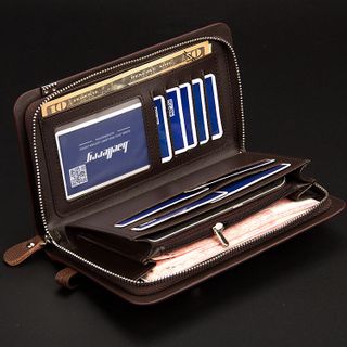 Ví bóp dài da nam nữ baellerry cầm tay BVG26