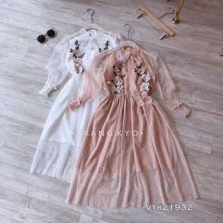 ĐẦM PHỐI VOAN THÊU HOA