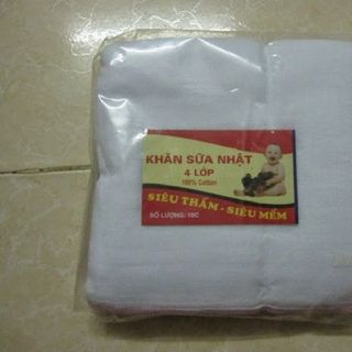 KHĂN SỮA 100 COTTON 2 LỚP CHO BÉ SƠ SINH MÀU HỒNG - XANH GIÁ XUẤT XƯỞNG