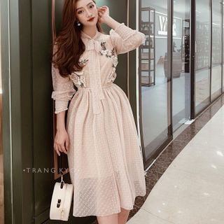 ĐẦM PHỐI VOAN THÊU HOA