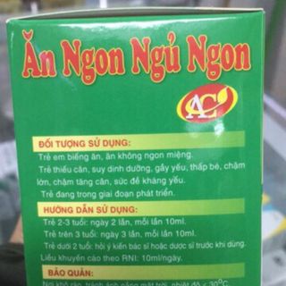 Siro Ăn ngon ngủ ngon cho bé