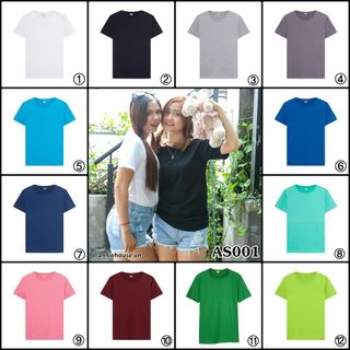 Áo thun trơn nhiều màu Thái Lan unisex Nam Nữ - Thị trường sỉ Việt Nam
