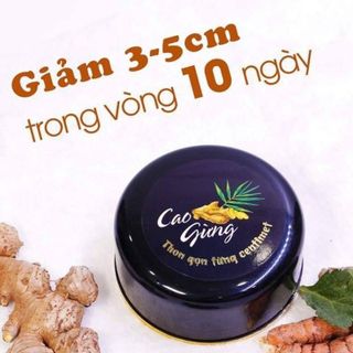 CAO GỪNG TAN MỠ