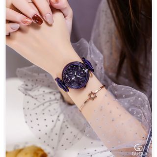 Đồng hồ nữ GUOU 6020 mặt xoay
