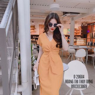ĐẦM CỔ VXOẮN EO