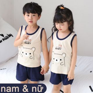 Bộ quần áo cho trẻ sơ sinh chất liệu thun cotton thoáng mát 105 giá sỉ