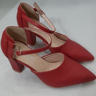 Sandals bít mũi gót thô