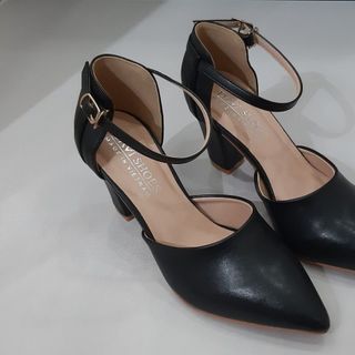 Sandals bít mũi gót thô