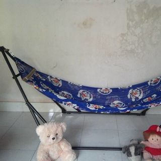 Võng In Xanh Dương Giành Cho Khung Người Lớn