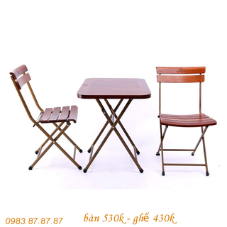 Ghế Xếp Cafe cao cấp Giá sỉ