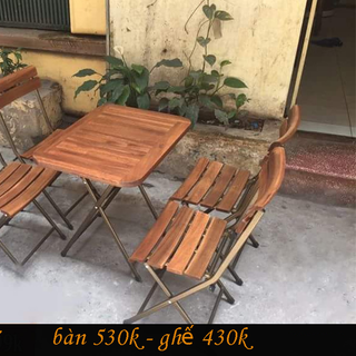 Ghế Xếp Cafe cao cấp Giá sỉ