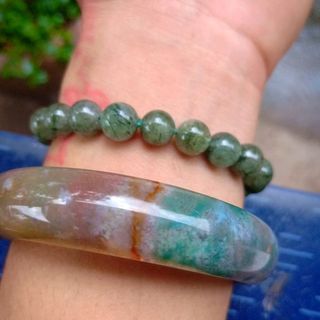 vòng liền Băng Ngọc Thủy Tảo Mã não