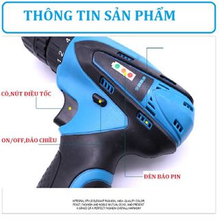 Máy Khoan Pin Hai Tốc Độ VOTO 12 V