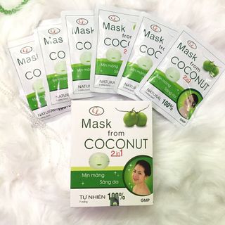 Mặt nạ dừa 2in1 hộp 7 miếng