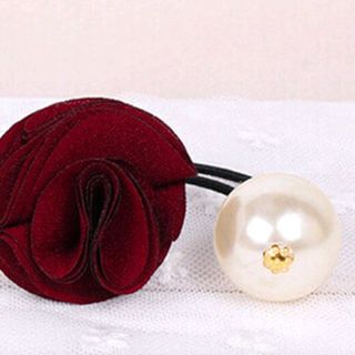 cột tóc bông hồng