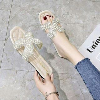 Dép chữ H đính hạt